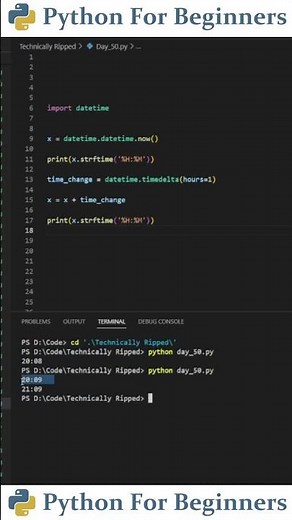 How To Use TimeDelta Function To Change Time/Date | Python For Beginners