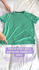 1M views · 4.4K reactions | Perfect T-shirt fold in three easy steps. #fashion #tshirts #laundry #costco | The Gooch | Facebook