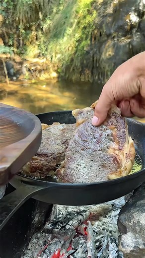 Survivor Beef Recipe | Outdoor Cooking Forest ASMR