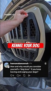 Kennel your dog when you leave ?