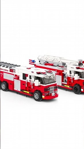 Custom LEGO Fire Trucks #shorts