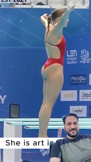 Defying Gravity with a Stunning Dive!😳🤩 #platformdiving #womeninsports