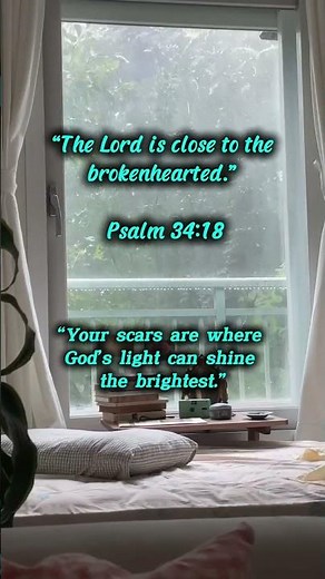 Psalms 34:18 | God Heals the Brokenhearted | Comfort Verse | Daily Bible Verse #bibleverse