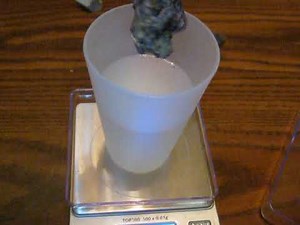 Specific Gravity test at home.