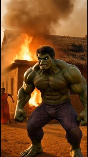 😢 Hulk Ko Maa Ne Sikhaya Asli Hero Ka Matlab 💚🔥#shorts #shortsfeed #ai #hulk