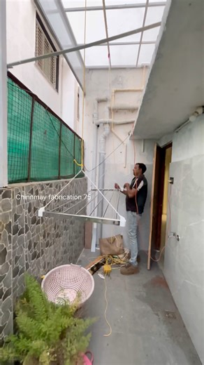 How to install cloth drying ceiling ￼hanger ￼|| Kapade Sukhane ka stand #stand