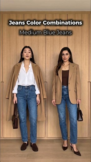 Part 1 | Best Colors for Every Jeans Wash | Light, Medium & Dark Denim #styling #jeans #fashiontips