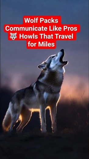 Wolf Packs Communicate Like Pros 🐺 Howls That Travel for Miles