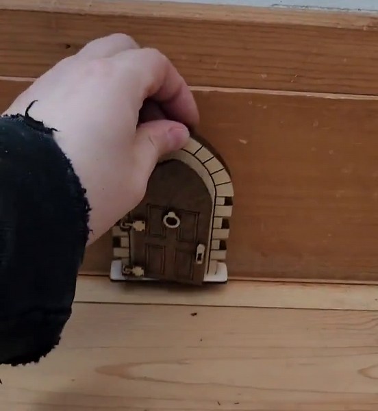 Fairy Door That Opens – Secret Hidden Gnome Door for Wall or Baseboard – Tiny Magical Door Decor - Etsy