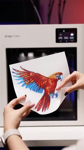 🦜Multi-color TPU Hueforge #snapmakeru1 #3dprinting #3dprinter #3dprinted #hueforge #multicolor #diy