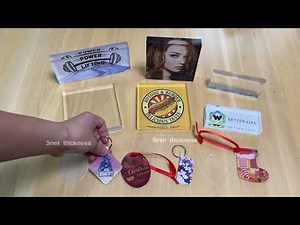 UV printing Acrylic with special coating