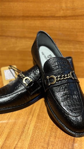 The First Step Shoes👞 Shop ®️ on Instagram: "A look like crocodile original pattern article in brown and black colour. Available in all sizes"