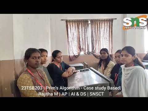 Prims Algorithm | Analysis of Algorithms | SNS INSTITUTIONS