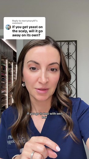 What happens when you go to bed with wet hair? Dermatologist explains. #wethair #hairstyleideas #dandruff #hair #haircareroutine #dermatologist | Dr. Aleksandra Brown, DO, FAOCD, FAAD