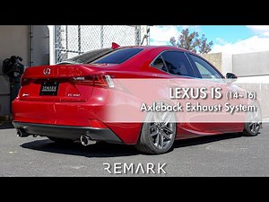 REMARK Lexus IS350 2014~2016 Axle-Back Exhaust System (V6)