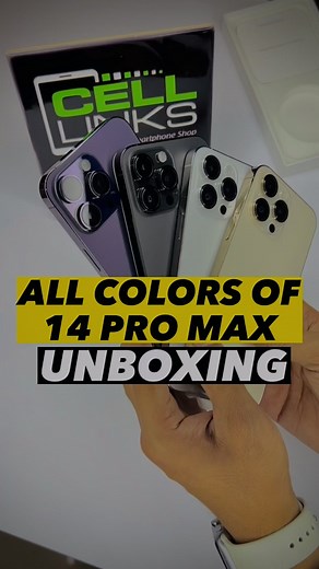 2.4K views · 16 reactions | Apple iPhone 14 Pro Max all colors @celllinkspk #apple #iphone14 #iphoneonly #14promax #trendingvideos #trend #World_Latest_Smartphone #colours #ZainabTowerModelTownLinkRoadLahore | Cell Links | Facebook