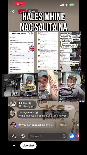 Hales Mhine Nagbigay-Linaw sa FB Live