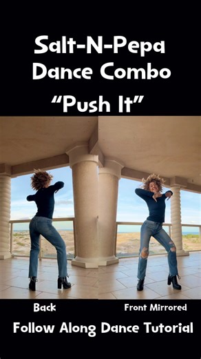 “Push It” Salt-N-Pepa Follow Along Dance Tutorial #pushit #dancetutorial #letsdancetogether #dance | Salty Dancer