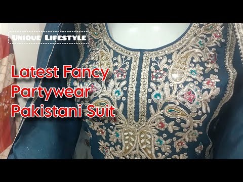 Latest Fancy Pakistani Partywear Suit 2025