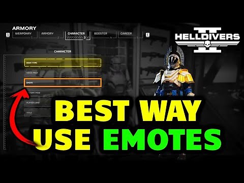 How To Use Emotes In Helldivers 2? The Best Way Explored - Helldivers 2 Tips & Tricks