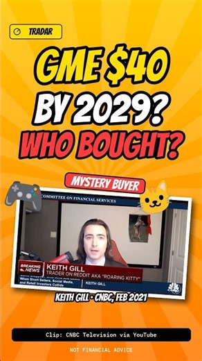 Someone Just Bet Millions That GameStop Hits $40 by 2029?! #shorts