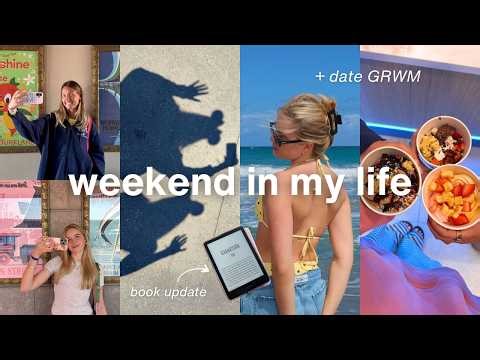 a solo weekend in florida 🌟 (beach days, reading + date grwm)