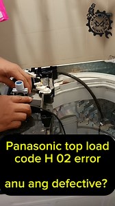 3.3K views · 27 reactions | Panasonic top load washing machine, error code H 02. Anu ang dahilan? #RepairTutorial #highlightseveryone #fbreels #makinistaworksph #WashingMachine | Makinista Works.ph | Facebook