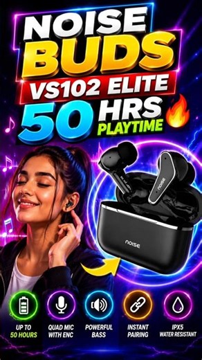 Best Budget Earbuds⚡Noise VS102 Elite Unboxing #noise #bluetooth #noisevs102 #earbuds #trending