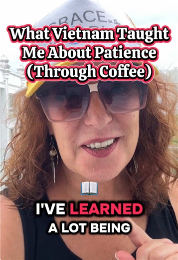 Living abroad has been a masterclass in patience. Today it was a Lazada pickup… but really it was a reminder: when you have to wait and work for something, you appreciate it in a whole new way. That first sip of my favorite coffee felt like a reward. #vietnam #vietnamesecoffee #patience #graceintheworld