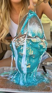 Colorful statue transformation This original video was produced by Network Media and MC Has Fun. | Laughs and Hacks