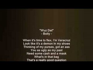 Boity Thulo~wuz dat lyrics video