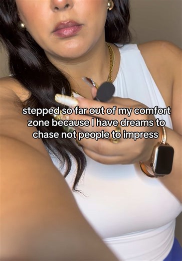 Taking that first step is scary, but it’s necessary. — I saw someone on my FYP say they have dreams to chase not people to impress and I haven’t been able to stop thinking about that. #comfortzone #curvytok #dreamscometrue #motivationmonday #motivation