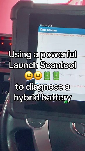 This occasion im using the launch x431 Immo Pad to diagnose a hybrid battery but having very limited functionality for this topic #launch #launchpad #launchx431 #diagnostic #toyota #hybrid #hybridvehicles #hybridbatteryrepair #hybridcar #mechanic #mechaniclife #electric