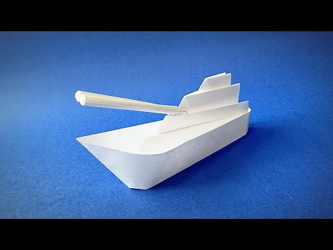 Origami Battleship | How to Make a Paper Boat Cruiser | Origami Boat