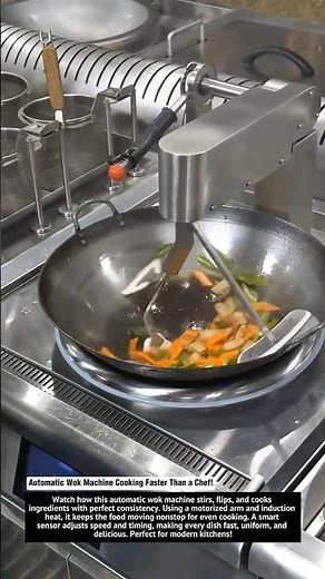Automatic Wok Machine Cooking Faster Than a Chef!