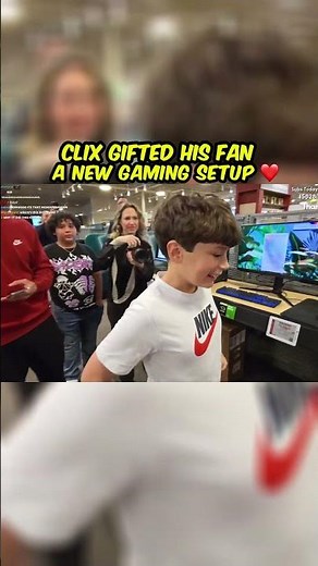 Clix GIFTED his fan a NEW gaming setup ❤️🥹