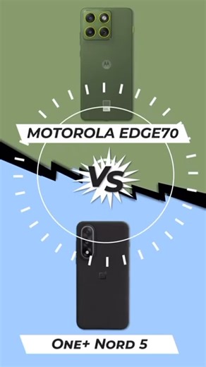 Jyoti Avinash Sharma on Instagram: "🔥 Motorola Edge 70 > Nord 5 🔥 Ultra 5.99mm 📏 | 50MP ×3 AI cams 📸 | 5000mAh battery 🔋 | IP69 military toughness 💪 | Snapdragon 7 Gen 4 ⚡ Zero compromises. Snag it! #MotorolaEdge70 #ImpossiblyThinYetUncompromised"