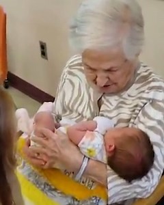 1.3M views · 10K reactions | 108-year-old woman lights up when a special someone enters into the room ❤️ | MetDaan Fitness | Facebook