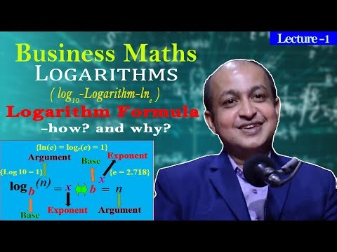 Logarithms Formula, how and why? Lecture-1