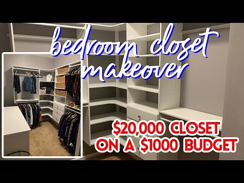 Bedroom Closet Makeover | DIY Build Your Dream Closet on a Budget