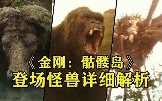 骷髅岛的生态有多凶残？！【17《金刚：骷髅岛》登场生物解析（上）】