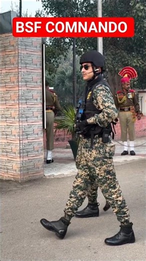 Bsf के commando javan का जलवा भारत pak बॉर्डर पर देखो bsf का javan bsf new commando dress ✅🇮🇳