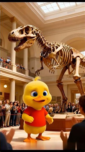 Cartoon Duck 🦆 Unearths a Dinosaur! | Epic Fossil Time-Lapse! | Little Duck World