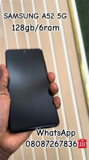 Samsung galaxy a52 5g 128gb/6ram #smartphone #automobile