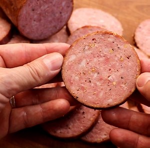 37K views · 795 reactions | Amazing Summer Sausage in less than 24 hours! Here's the recipe: https://youtu.be/Gu7H2oUW4CY | 2 Guys & A Cooler | Facebook