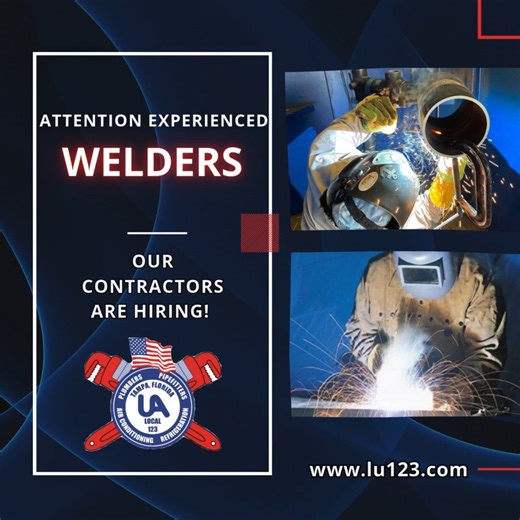 Start the new year by advancing your welding career with Local Union 123 contractors. Open journeyman welding positions are available for professionals ready to put their skills to work on quality projects with reliable employers. Learn more about current opportunities: https://bit.ly/4b13QSD #UALocal123 #SkilledTrades #Tampa #WestFlorida #CareerOpportunities | UA Local 123 Tampa