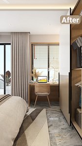 13K views · 56 reactions | From plain walls to Pinterest-worthy interiors—this makeover proves what smart home design, modular furniture, and the right colour palette can do to a small space. ✨ Looking for budget home renovation ideas? ✨ Need small space interior inspiration?  Click the link below to view the estimated budget: https://shorturl.at/TYZs4 | Homebliss | Facebook