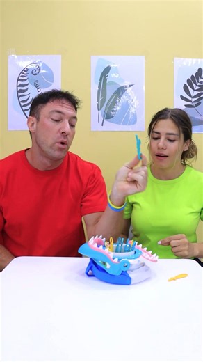 Shark bite challenge!🦈