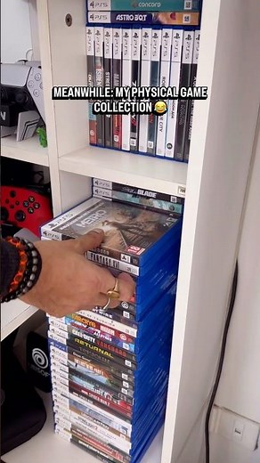 My Entire Physical Video Game Disc Collection worth more than an IPHONE! #gaming #physicalgames #ps5