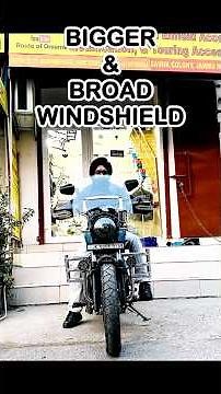 Long Windshield for Meteor,Super meteor 650,Reborn & New Standard 350 | Best Touring Windshield